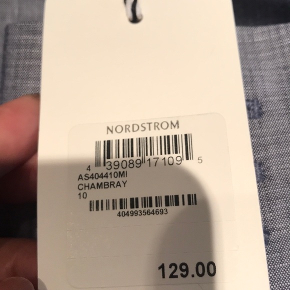 Blue Linen Blazer - Picture 5 of 6